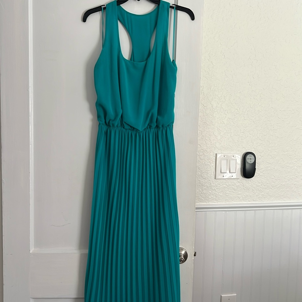 TART pleated maxi dress